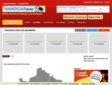 Tablet Screenshot of handicarauto.com